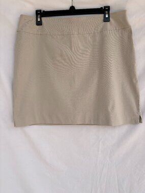 Charter Club Beige Pull-On Skirt Size 14
